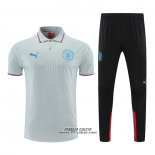 Conjunto Polo Manchester City 2022-2023 Grigio