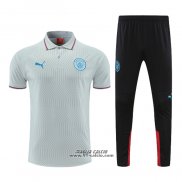 Conjunto Polo Manchester City 2022-2023 Grigio