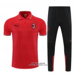 Conjunto Polo Milan 2022-2023 Rosso
