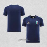 Maglia Allenamento Italia 2024-2025 Blu