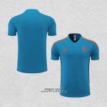 Maglia Allenamento Manchester United 2022-2023 Blu