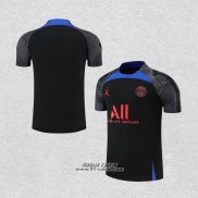 Maglia Allenamento Paris Saint-Germain 2022-2023 Nero e Blu