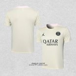 Maglia Allenamento Paris Saint-Germain Jordan 2024-2025 Giallo