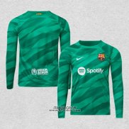 Maglia Barcellona Portiere Manica Lunga 2023-2024 Verde