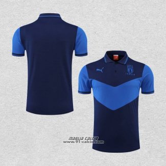 Maglia Polo Italia 2022-2023 Blu