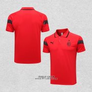 Maglia Polo Milan 2023-2024 Rosso