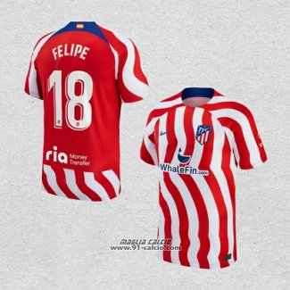 Prima Maglia Atletico Madrid Giocatore Felipe 2022-2023