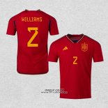 Prima Maglia Spagna Giocatore Williams 2022