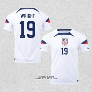 Prima Maglia Stati Uniti Giocatore Wright 2022