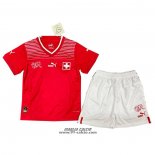 Prima Maglia Svizzera Bambino 2022