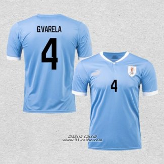 Prima Maglia Uruguay Giocatore G.Varela 2022