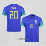Seconda Maglia Brasile Giocatore Vini Jr. 2022