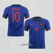 Seconda Maglia Paesi Bassi Giocatore Memphis 2022