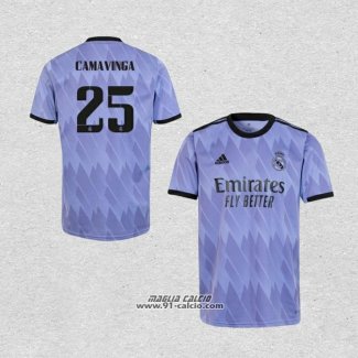 Seconda Maglia Real Madrid Giocatore Camavinga 2022-2023