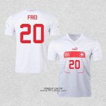 Seconda Maglia Svizzera Giocatore Frei 2022