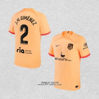 Terza Maglia Atletico Madrid Giocatore J.M.Gimenez 2022-2023