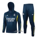 Tuta da Track Felpa Real Madrid 2023-2024 Blu