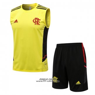 Tuta da Track Flamengo Senza Maniche 2022-2023 Giallo