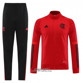 Tuta da Track Giacca Flamengo 2023-2024 Rosso