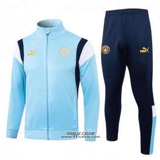 Tuta da Track Giacca Manchester City 2023-2024 Blu