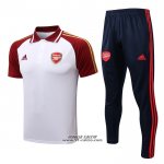 Conjunto Polo Arsenal 2022-2023 Bianco
