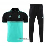 Conjunto Polo Real Madrid 2022-2023 Nero e Verde