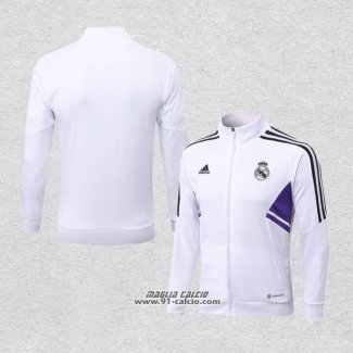 Giacca Real Madrid 2022-2023 Bianco e Purpura