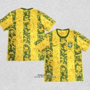 Maglia Allenamento Brasile 2024-2025 Giallo