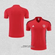 Maglia Allenamento Manchester United 2022-2023 Rosso