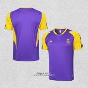 Maglia Allenamento Real Madrid 2024-2025 Purpura