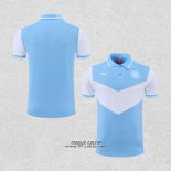 Maglia Polo Manchester City 2022-2023 Blu e Bianco