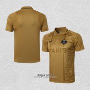 Maglia Polo Paris Saint-Germain 2021-2022 Oro