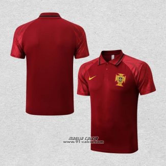 Maglia Polo Portogallo 2022-2023 Rosso