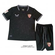 Maglia Sevilla FC Portiere Bambino 2023-2024 Nero