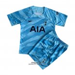 Maglia Tottenham Hotspur Portiere Bambino 2023-2024 Blu