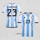 Prima Maglia Argentina Giocatore D.Martinez 2022