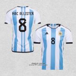 Prima Maglia Argentina Giocatore Mac Allister 2022