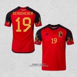 Prima Maglia Belgio Giocatore Dendoncker 2022