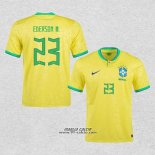 Prima Maglia Brasile Giocatore Ederson M. 2022