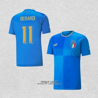 Prima Maglia Italia Giocatore Berardi 2022