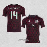 Prima Maglia Messico Giocatore E.Gutierrez 2024