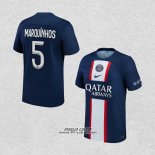 Prima Maglia Paris Saint-Germain Giocatore Marquinhos 2022-2023
