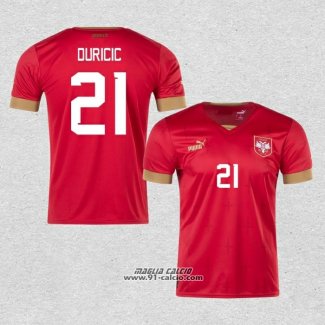 Prima Maglia Serbia Giocatore Duricic 2022