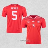 Prima Maglia Svizzera Giocatore Akanji 2022