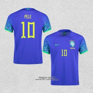 Seconda Maglia Brasile Giocatore Pele 2022