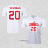 Seconda Maglia Svizzera Giocatore Fernandes 2022