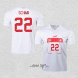 Seconda Maglia Svizzera Giocatore Schar 2022