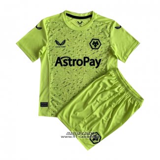 Seconda Maglia Wolves Portiere Bambino 2023-2024