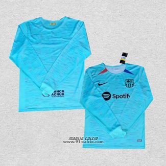 Terza Maglia Barcellona Manica Lunga 2023-2024