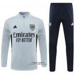 Tuta da Track Felpa Arsenal 2022-2023 Grigio